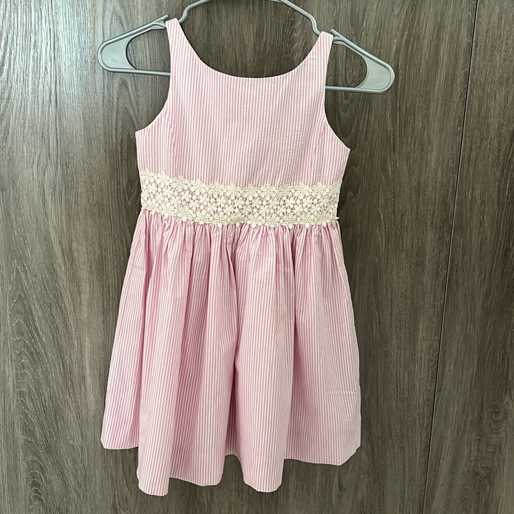 Polo by Ralph Lauren Seersucker Dress | Little Girls 6
